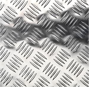 Chapa Xadrez Alum&iacute;nio 2.50 Metros x 1.00 Metro 1.2 mm