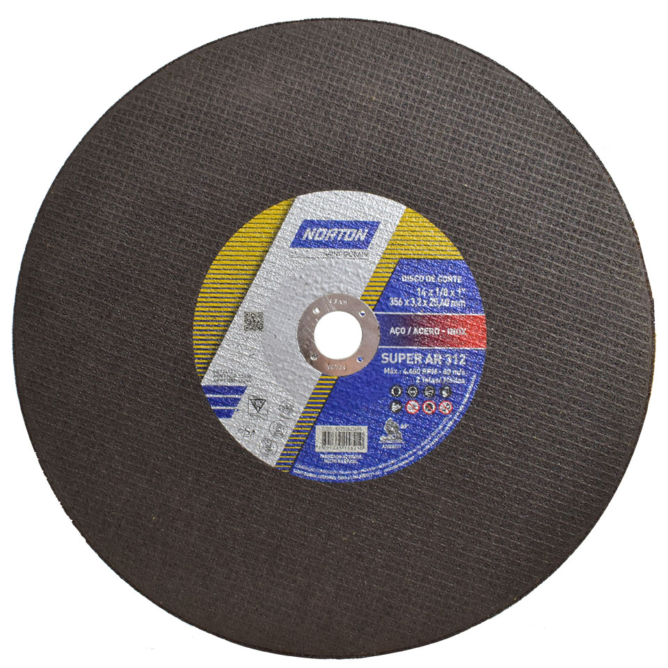 Disco de corte 14" 312 - 25.4 2T - NORTON