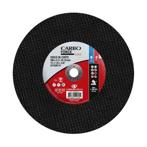 Disco de corte 12" LTW 2T - 25.4 - CARBO FORCE